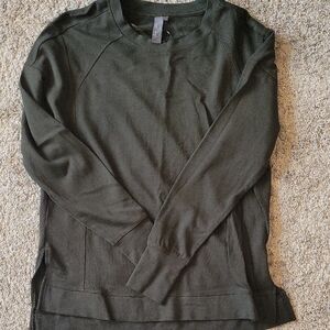 Sweaty Betty Men's Forest Green Crewneck Sweater